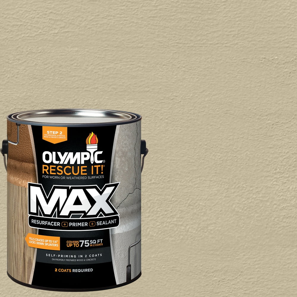 Olympic Rescue It Solid Exterior Deck Resurfacer and Primer with