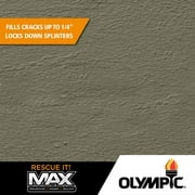 Olympic Rescue It Solid Exterior Deck Resurfacer and Primer with Sealant Phoenix Fossil, 1 Gallon