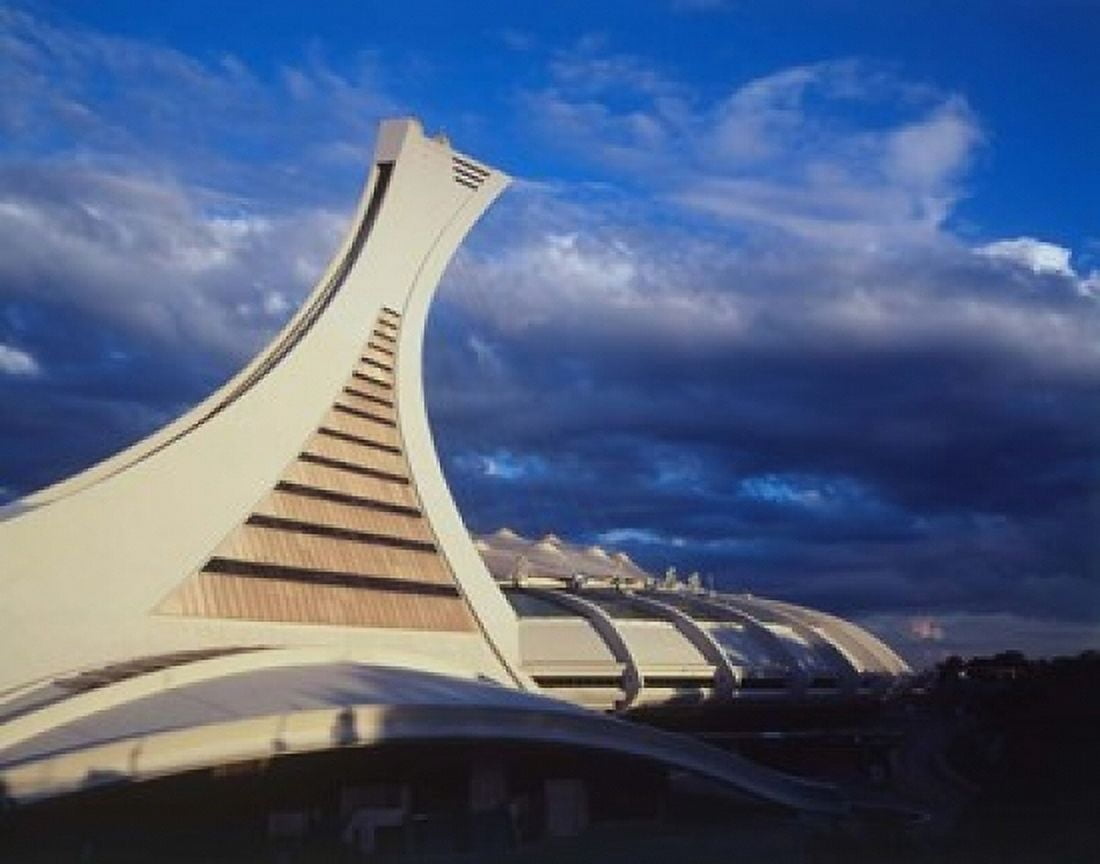 Olympic Stadium in Canada Canvas Art - Walter Bibikow DanitaDelimont (20 x 16)