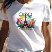 MIRACLESPIRIT Olympic Summer Games Paris 2024 Short-Sleeve Unisex T-Shirt