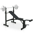 Olympic Weight Bench, Bench Press Set with Squat Rack and Bench for ...