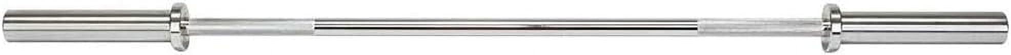 Weightlifting Barbell Bar 86" – Heavy-Duty Straight Bar for 2-inch Weight Plates – 330 lb. Weight Capacity