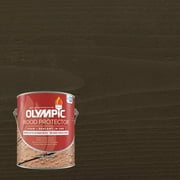 Olympic Wood Protector 1 gal. SC-1058 Oxford Brown Solid Color Exterior Stain Plus Sealer in One