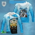 thumbnail image 1 of Olympique De Marseille 125 Anniversary Glory 1899-2024 Hoodie T-Shirt, 1 of 6