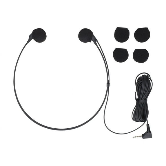 Olympus E-102 - Headphones - vertical - wired - 3.5 mm jack - black - for Olympus D-1000, DM-1, DS-150, DS-2000, DS-3000, DS-320