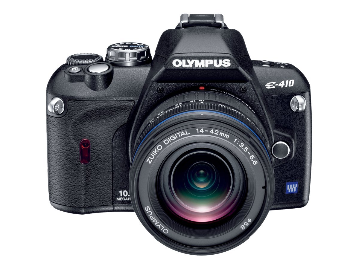 Olympus EVOLT E-410 10 Megapixel Digital SLR Camera with Lens, 0.55", 1.65" (Lens 1), 1.57", 5.91" (Lens 2) - image 1 of 6