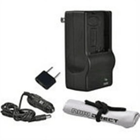olympus evolt e-410 off camera intelligent ac & dc rapid charger + nwv direct microfiber cleaning cloth.