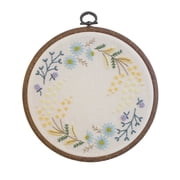 Olympus Garden Party French Embroidery Kit Botanical Wreath Mimosa GP-K13