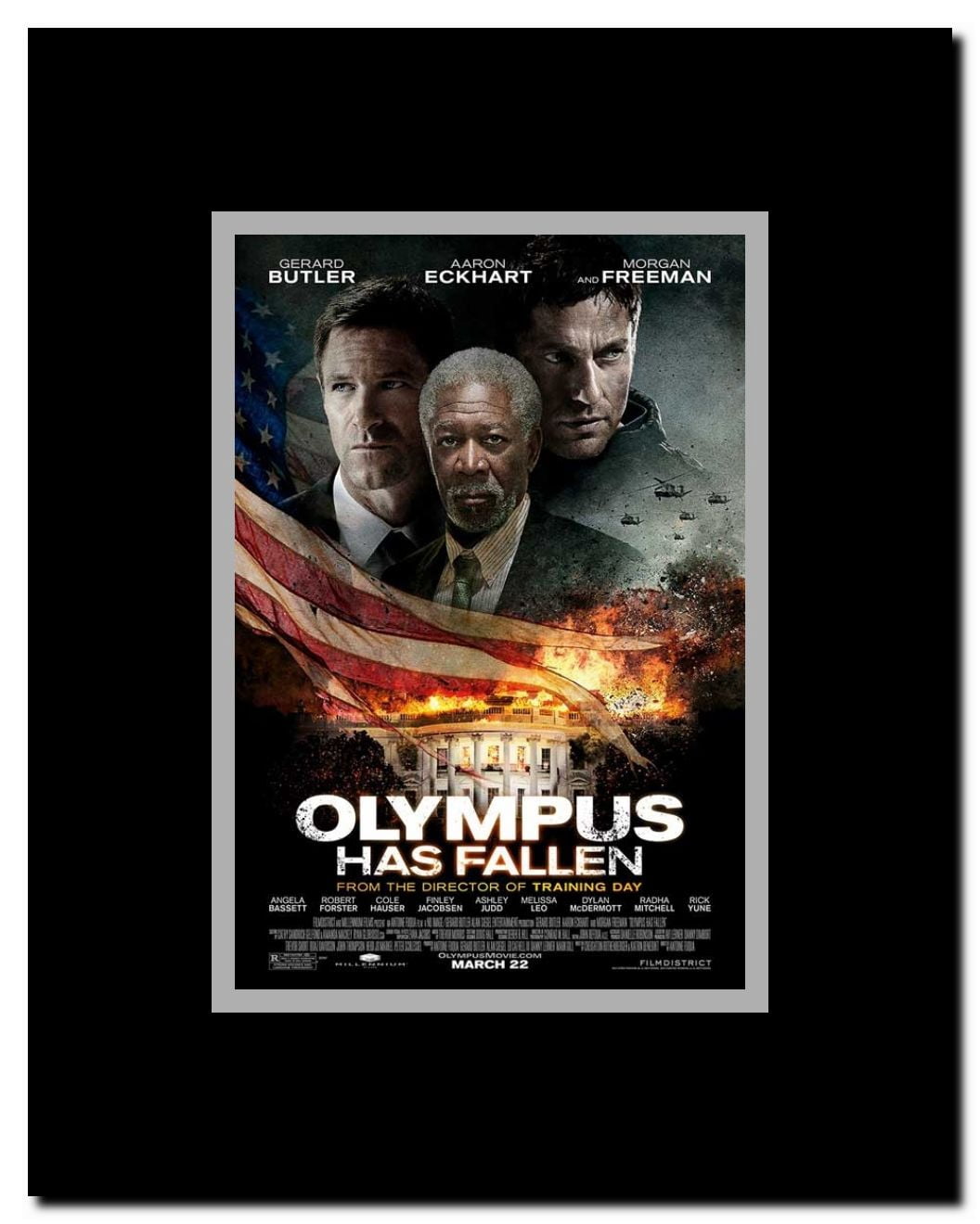 Olympus Has Fallen Framed Movie Poster
