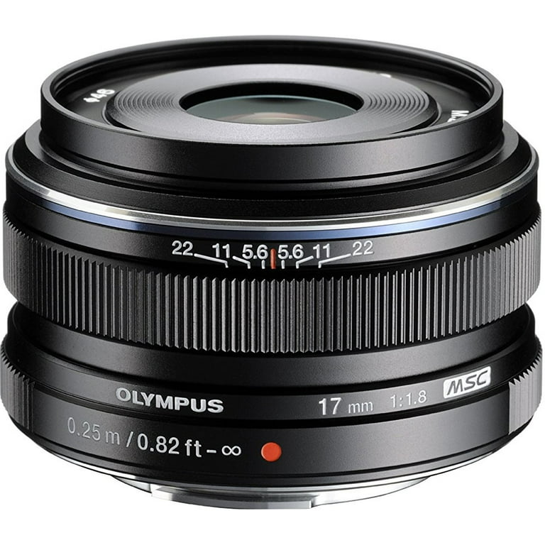 Olympus M.Zuiko Digital 17mm f/1.8 Lens - Black