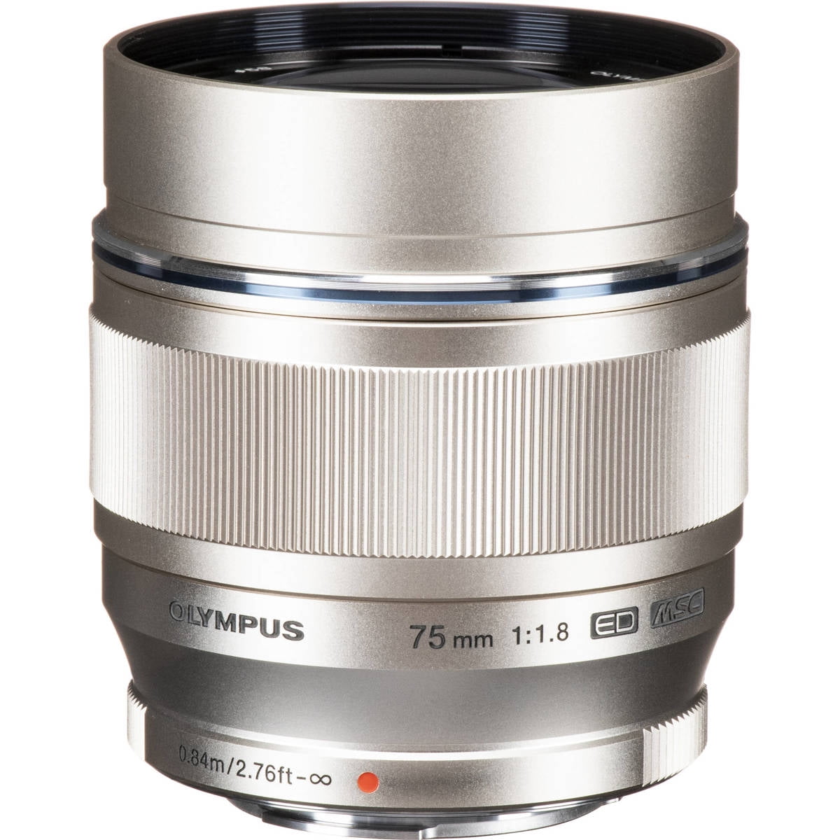 Olympus M.ZUIKO DIGITAL ED 75mm f1.8 (Silver) Lens - V311040SU000