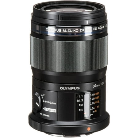 Olympus - M.Zuiko Digital ED 60mm f/2.8 Macro Lens for Select Cameras - Black