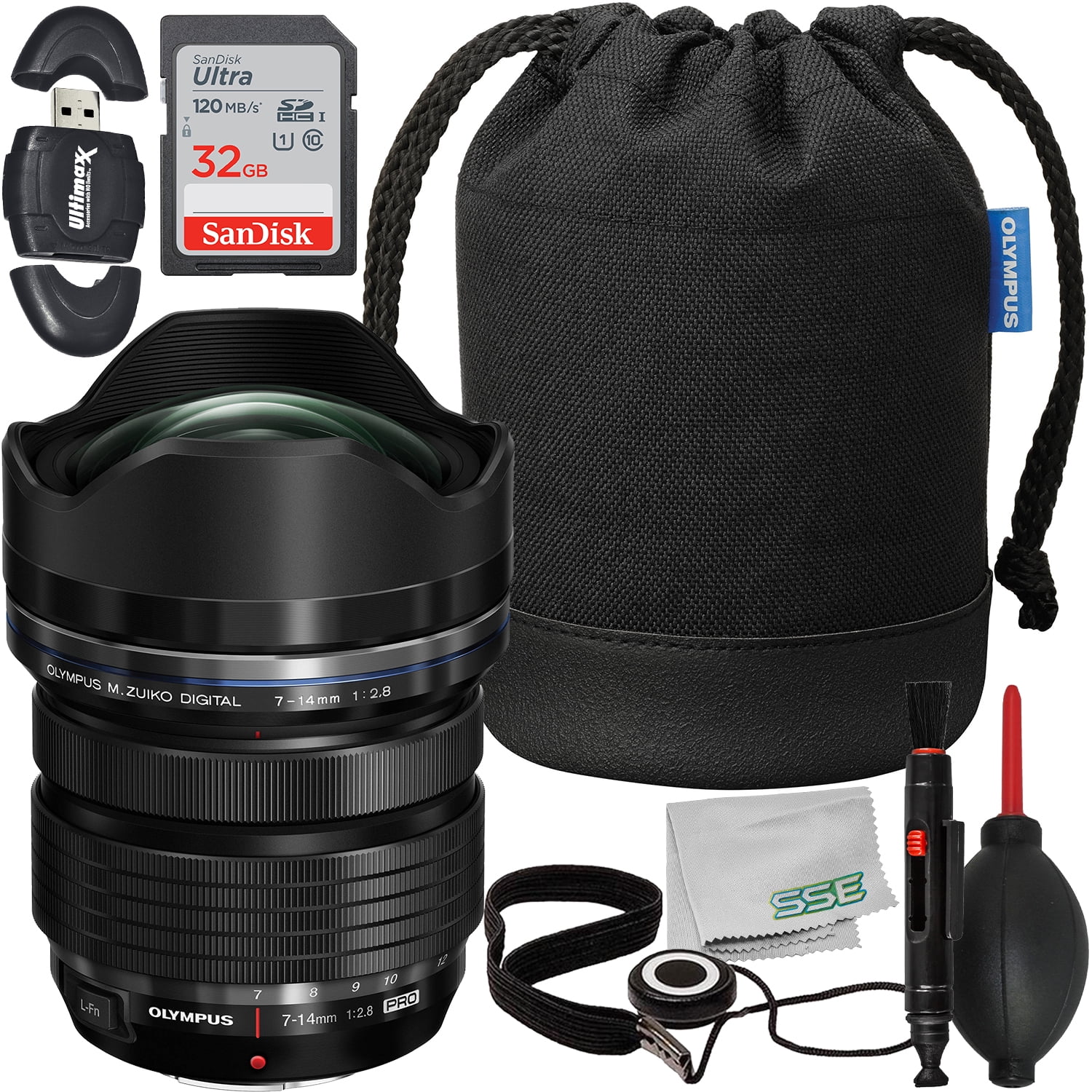 Olympus M.Zuiko Digital ED 7-14mm f/2.8 PRO Lens with