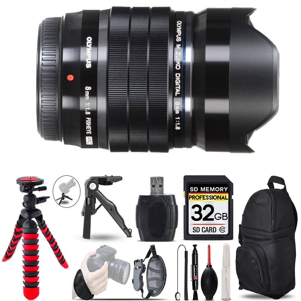 Olympus M.Zuiko Digital ED 8mm f/1.8 Fisheye PRO Lens - 32GB
