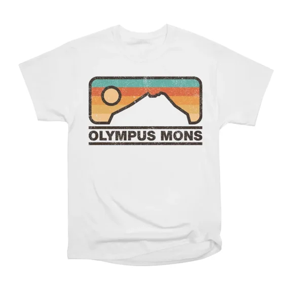 Olympus Mons Mars V2 T-Shirt Tee Gift For Him Merch For Her Apparel For Friend