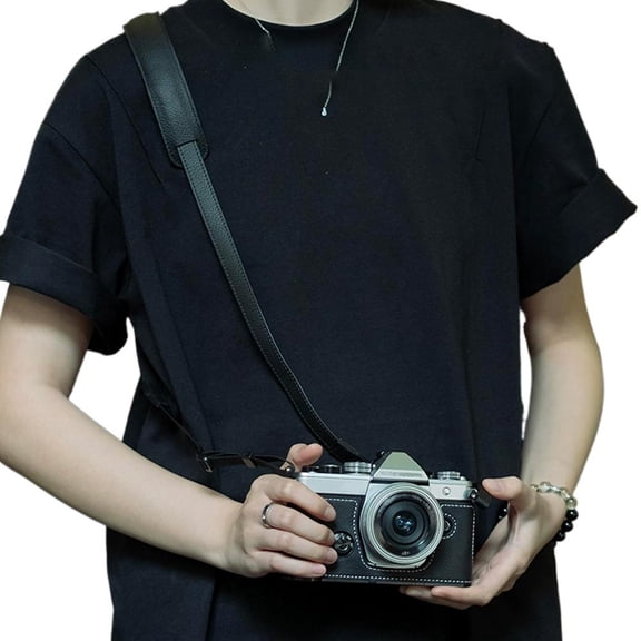 For Olympus OM-3 Handle Leather Case Camera Bag Protector For Olympus OM-3 Genuine Wrist Shoulder Strap For Photo Strap Leather Leather Camera Camera Camera Case Leather Retro Protective Retr