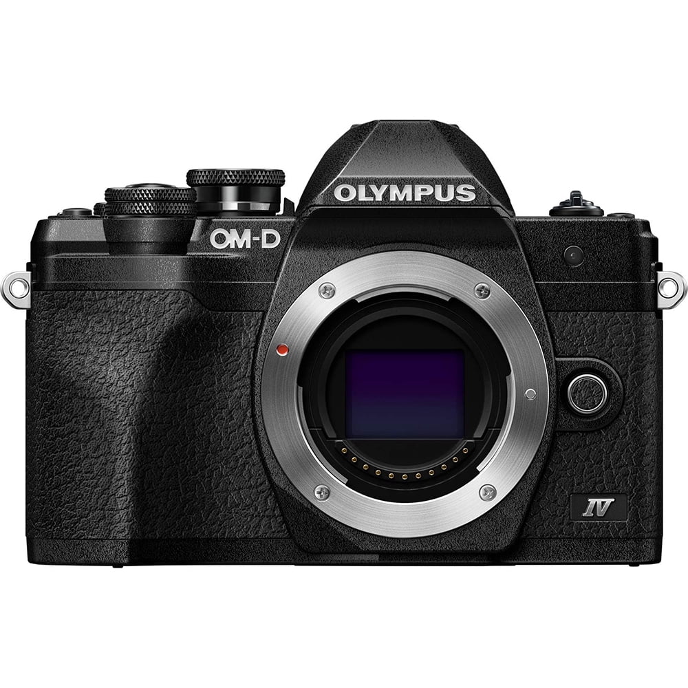 OM Systems Olympus OM-D E-M10 Mark IV 20MP Digital Camera Body; Black (V207130BU000)