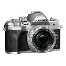 Olympus OM-D E-M10 Mark IV 20.3 Megapixel Mirrorless Camera with Lens, 0.55", 1.65", Silver