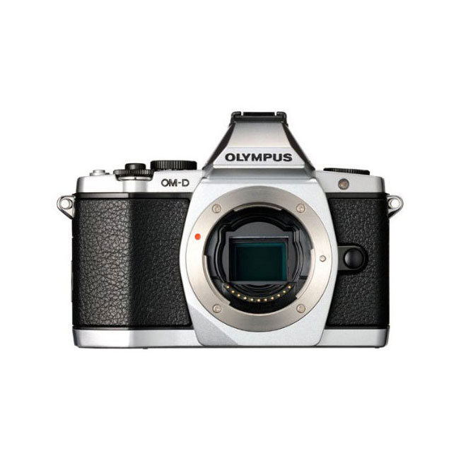 Olympus OM-D E-M5 16.1 Megapixel Mirrorless Camera Body Only, Silver - image 1 of 6