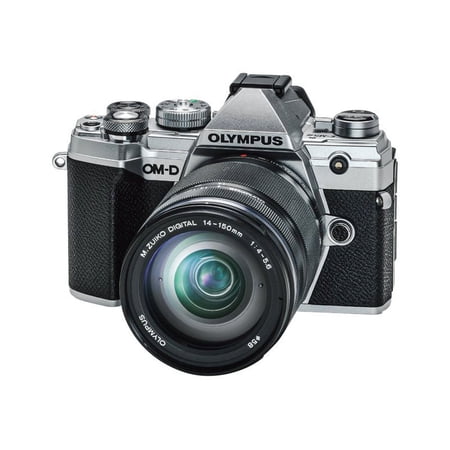 Olympus OM-D E-M5 Mark III 20.4 Megapixel Mirrorless Camera with Lens, 14 mm, 150 mm, Black