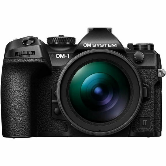 Olympus OM SYSTEM OM-1 Mark II 20.4 Megapixel Mirrorless Camera with Lens, 0.47", 1.57", Black