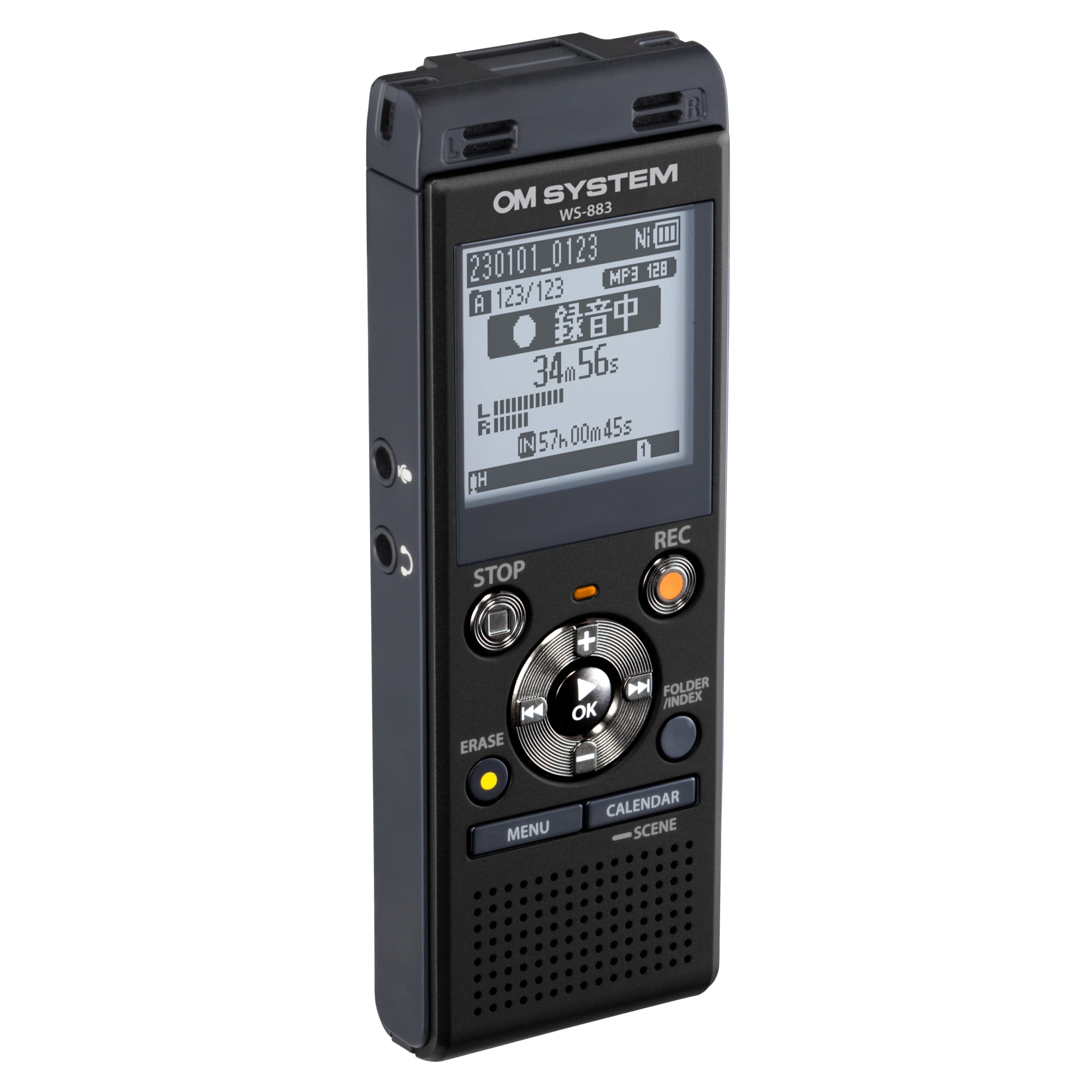 Olympus OM SYSTEM WS883 Digital Voice Recorder with USBA Battery