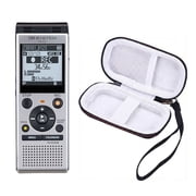 Olympus OM System WS-882 Digital Voice Recorder Silver/Black w/ Case