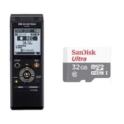Olympus OM System WS-883 Digital Voice Recorder Black w/ 32GB Memory Card