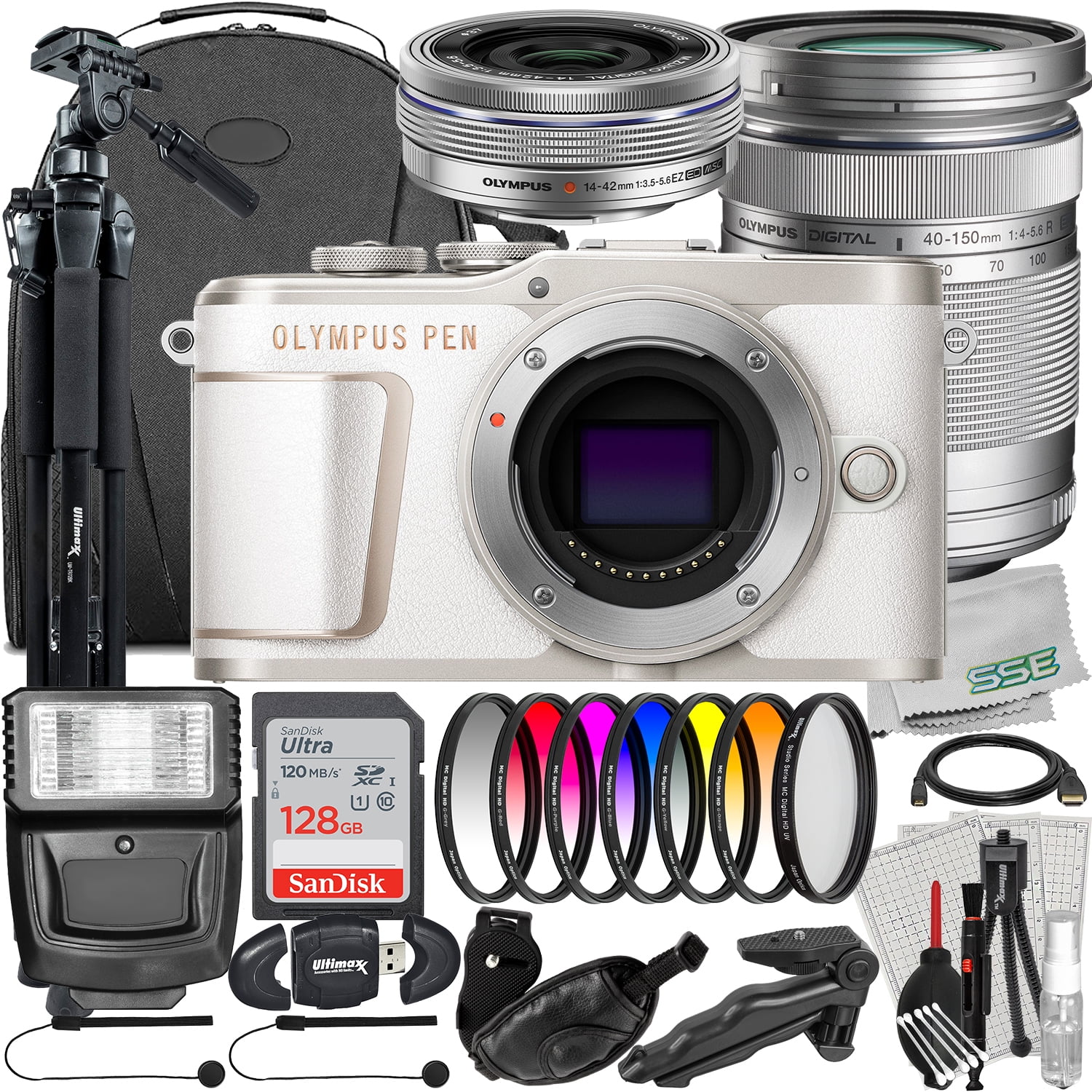 Olympus PEN E-PL10 Mirrorless Digital Camera with 14-42mm