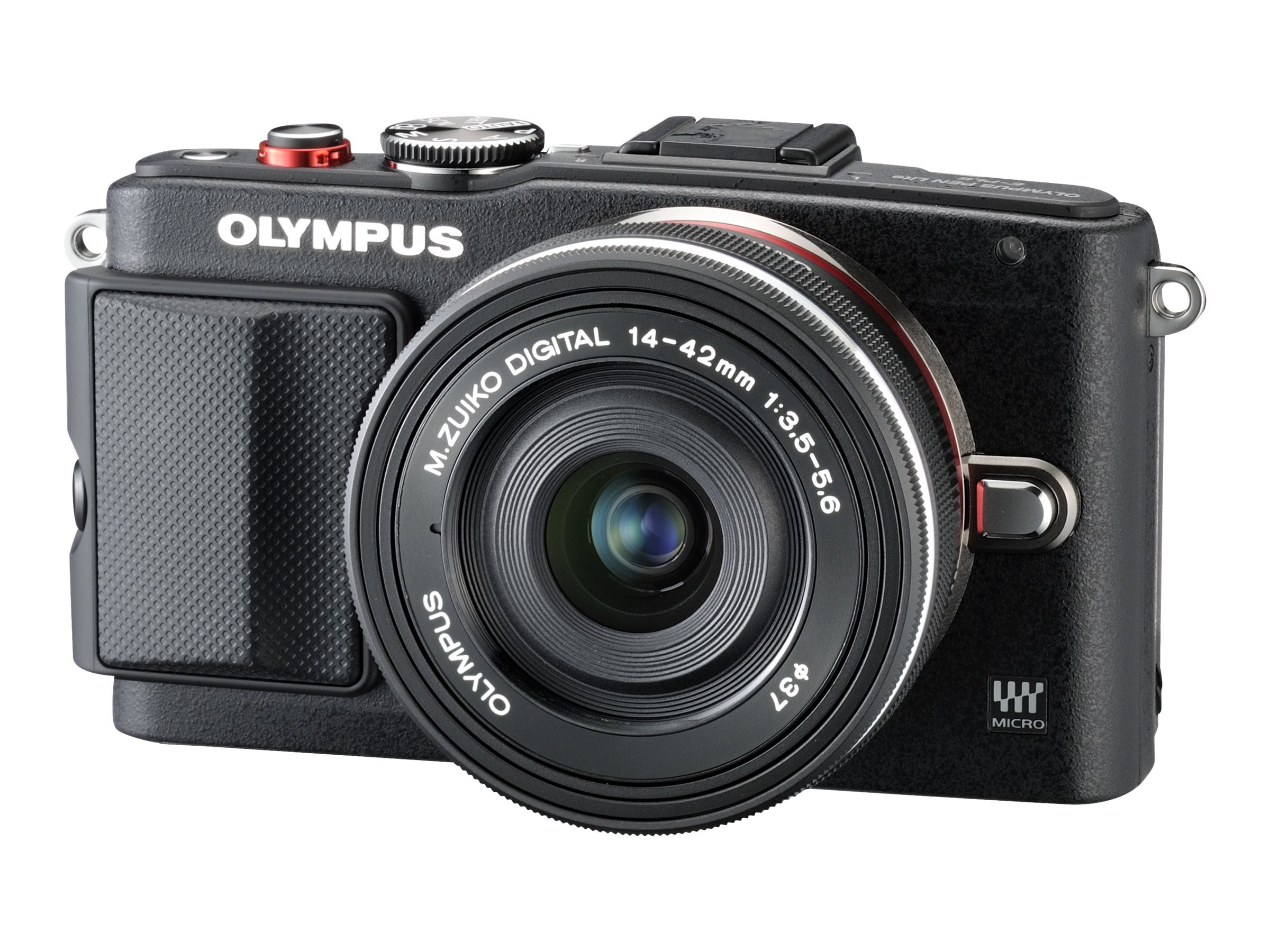 Olympus PEN E-PL6 - Digital camera - mirrorless - 16.1 MP - Four Thirds -  1080p / 30 fps - 3x optical zoom M.Zuiko Digital 14-42mm II R and M.Zuiko  Digital 40-150mm