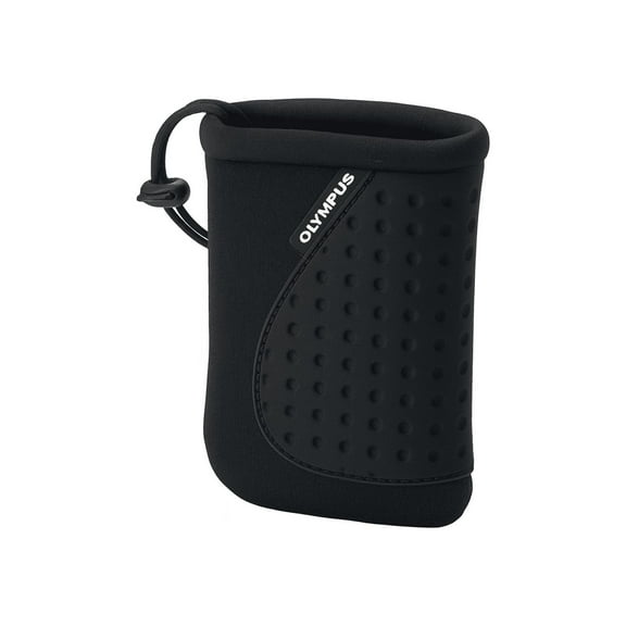 Olympus Soft Neoprene Camera Pouch, Genuine for Compact Camera 4" x 3" Model #202547, Black - New