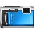 thumbnail image 1 of Olympus Stylus 6020 14 Megapixel Compact Camera, Blue, 1 of 5