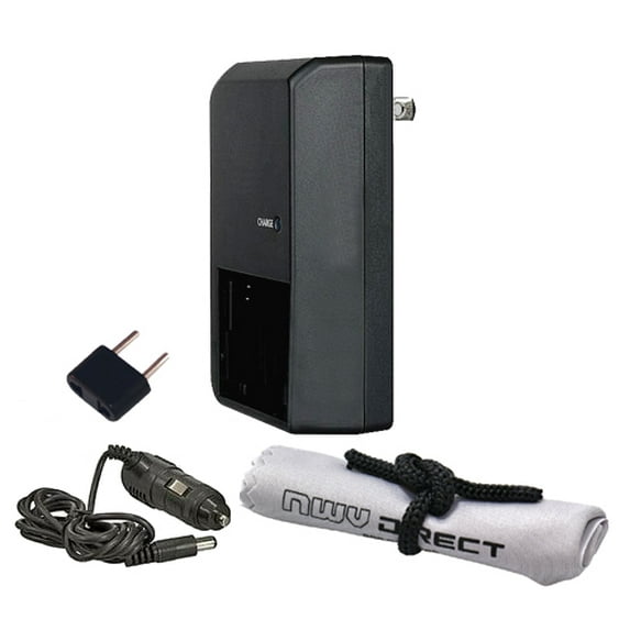 Olympus TG-5 Off Camera 'Intelligent' Rapid Charger + Nwv Direct Microfiber Cleaning Cloth.