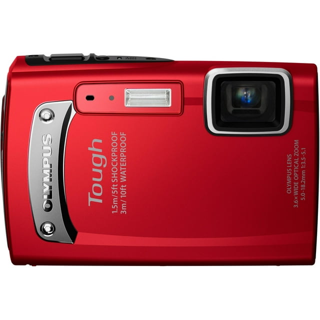 Olympus Tough TG-310 14 Megapixel Compact Camera, Red