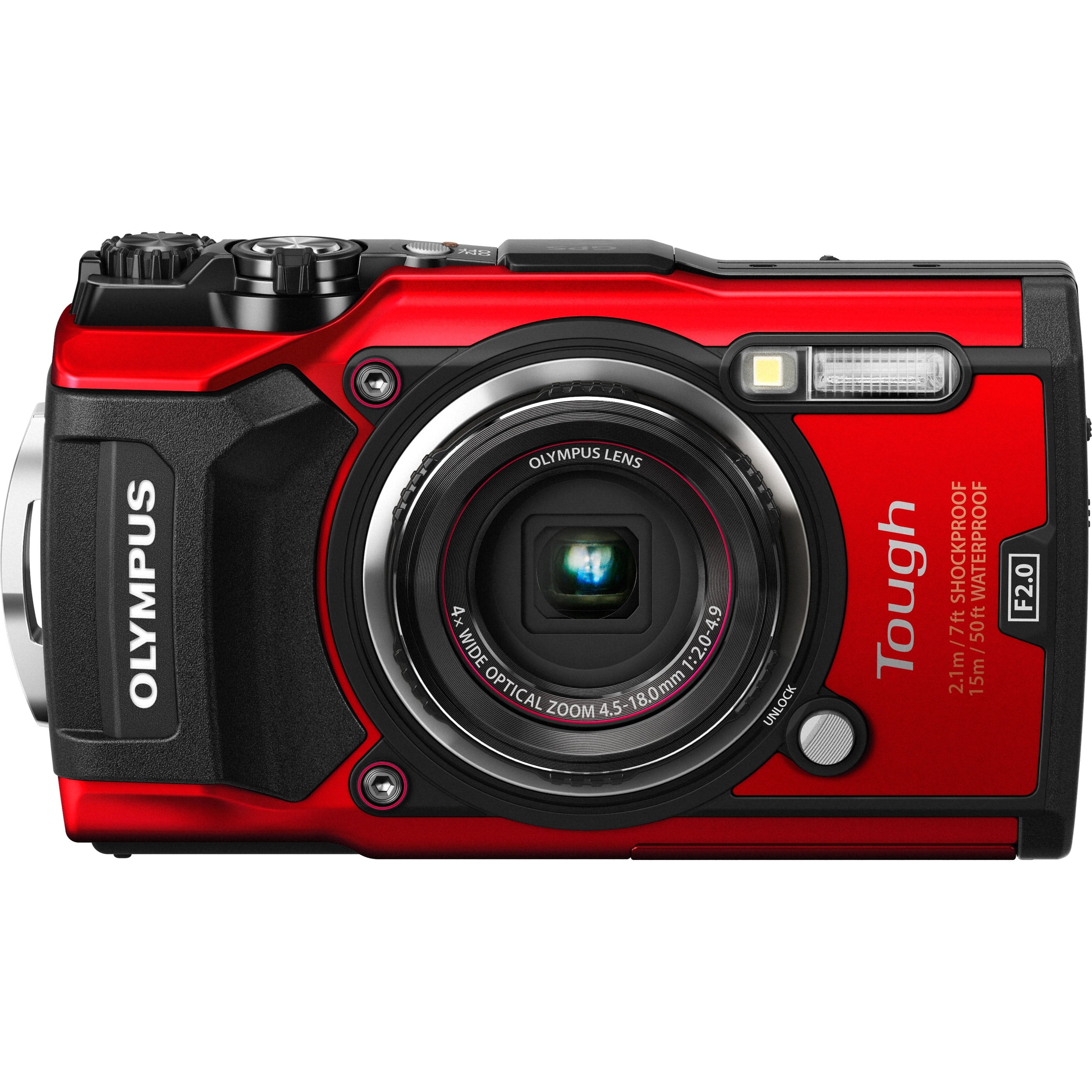 OLYMPUS Tough TG-5レッド　美品 Olympus Tough TG-5 Compact Camera - Red - Walmart.com