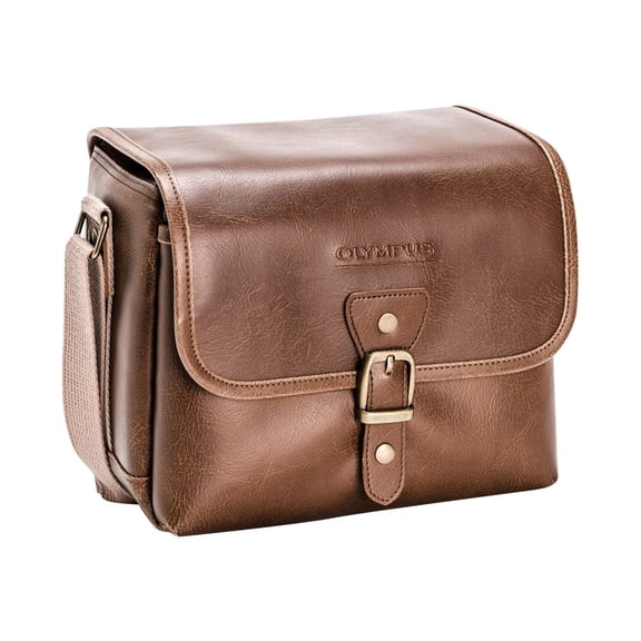 Olympus Vintage - Shoulder bag for camera and lenses - brown - for Olympus PEN-F; PEN E-PL8