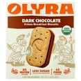 thumbnail image 1 of Olyra Creme Breakfast Biscuits, Dark Chocolate, 4 On-The-Go Packs, 5.3 oz (150 g), 1 of 6