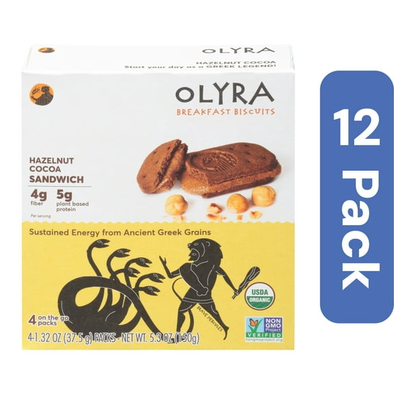 Olyra Hazelnut Cocoa Breakfast Biscuit 5.3 oz (Pack Of 12)