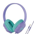 thumbnail image 1 of Olyre Kids Hedapnones Wired with Microphone and 94dB Volume-Limiting for Boys Girls, School Headphones with Braided Tangle-Free Cable Compatible with Computer Tablet Smartphone Purple/Green, 1 of 8