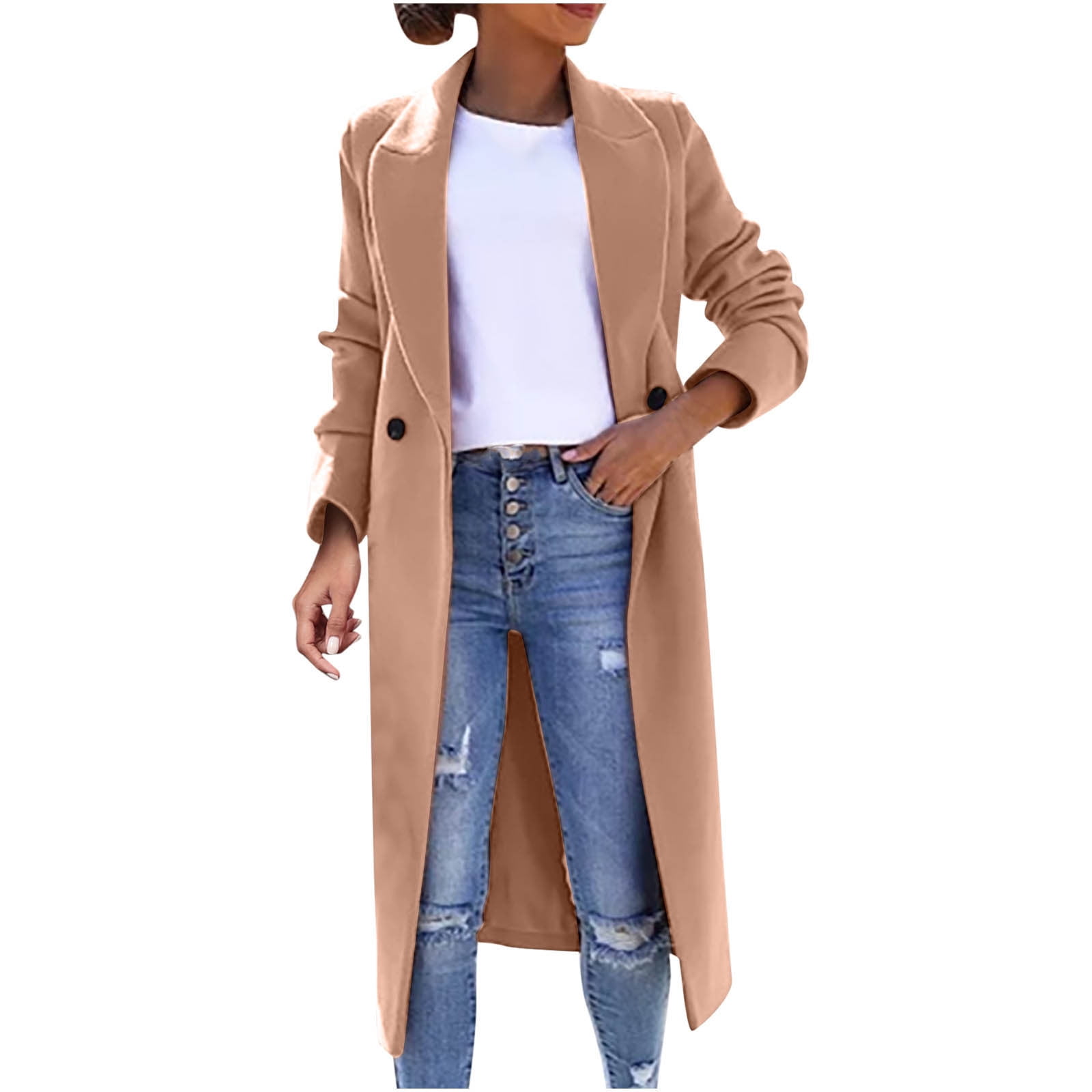 Olyvenn Deals Women's Outdoor Single-layer Sprinker Suit Casual Lapel  Zipper Loose Soft Top Hooded Coat 2023 Trendy Winter Warm Ladies Hooded  Casual Outwear Jackets Green 14 