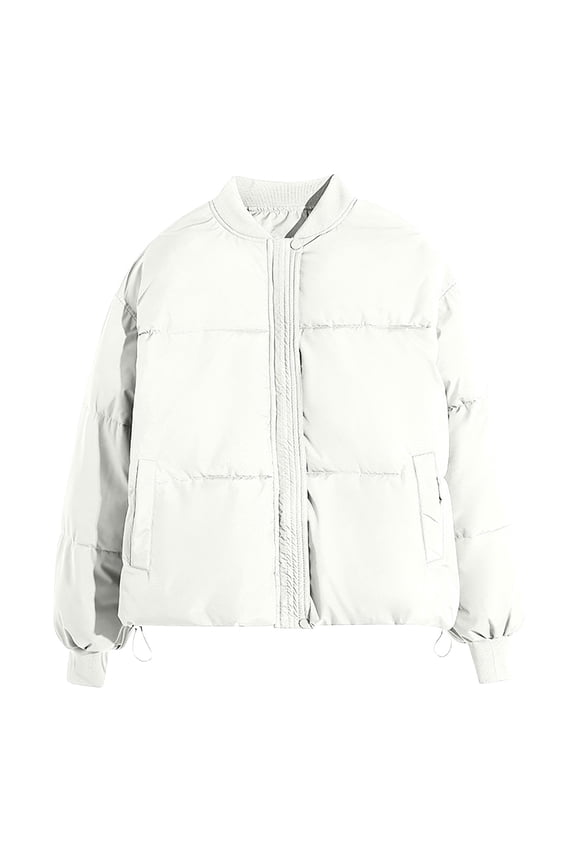 Trendy Womens Fashion Plus Long Sleeve Winter Warm Fleece Overcoats Women Warm Pocket Coat Turn Down Collar Long Jacket Winter Down Parkas White 8