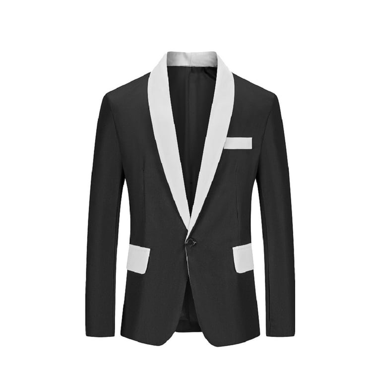 Olyvenn Deals Men's Casual Blazer Jacket One Button Paisley Dinner Suit Jackets Party Prom Wedding Blazer Coat Fashion Winter Top Coat for Men 2023