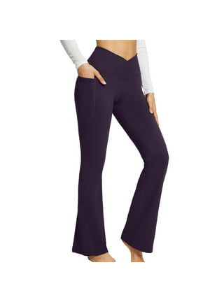 Bell Bottom Jeans Denim Pants for Women High Waisted Frayed Raw