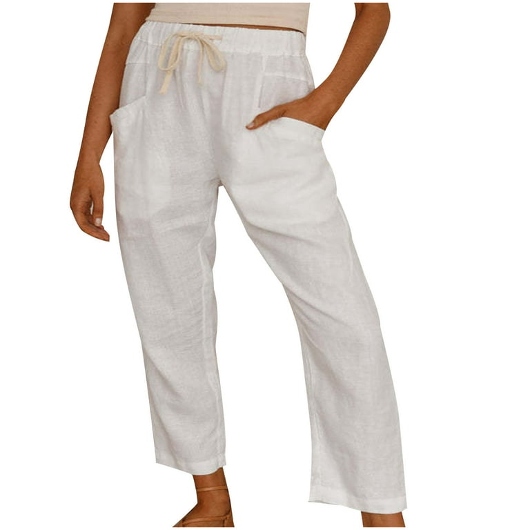 https://i5.walmartimages.com/seo/Olyvenn-Deals-Women-s-Bottoms-Solid-Color-Pencil-Pants-For-Girls-Comfy-Lounge-Casual-Pants-Fashion-Full-Length-Trousers-Female-Leisure-White-8_ac7e1a56-0afd-4fc6-abd1-98035a74a9d6.8fec7a1023ce0cc48f9edd7dd8584692.jpeg?odnHeight=768&odnWidth=768&odnBg=FFFFFF