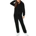 thumbnail image 1 of Olyvenn Stylish Women's Jumpsuit Polka Dots Sleeveless Suspender Jumpsuit Fashion Full Length Trousers Jumpsuit For Girls Comfy Lounge Casual Pants Female Leisure Black 6, 1 of 6