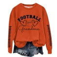 thumbnail image 1 of Olyvenn Football Grandma Sweatshirts Women Sunday Game Day Football Graphic Crewneck Long Sleeve Shirt Pullover Tops Outfits Orange M, 1 of 4
