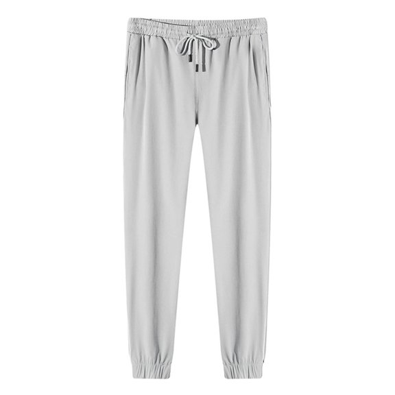 Olyvenn Lightweight Work Pants for Men,Man Hiking Sweatpants Training Athletic Sport Pants,Lightweight Pants Men Gray 8