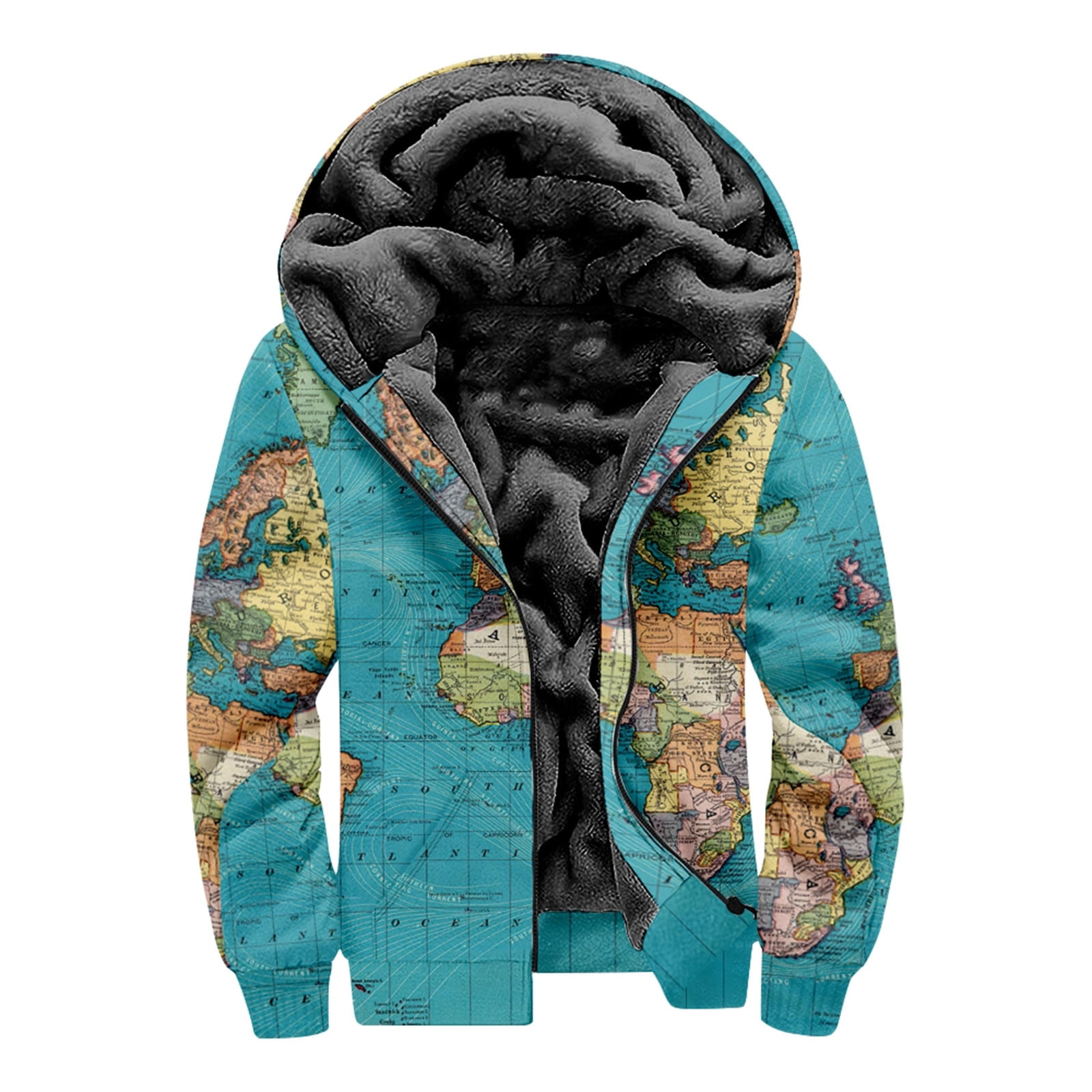 Olyvenn Winter Warm Men's Thin Windbreaker Slim Fitting Zip Up Pocket Sun  Protection Suit Outdoor Charging Jacket Coat Fleece Puffer Jacket Thick  Cotton Padded Overcoat Blue 10 