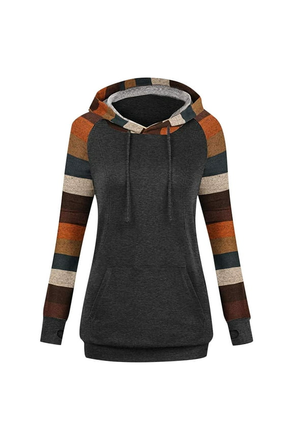 Pregnant Oversized Long Hoodie Raglan Sleeve Long Sleeve Drawstring Sweatshirt 2025 Breastfeeding Loose Pullover Top Dark Gray 12