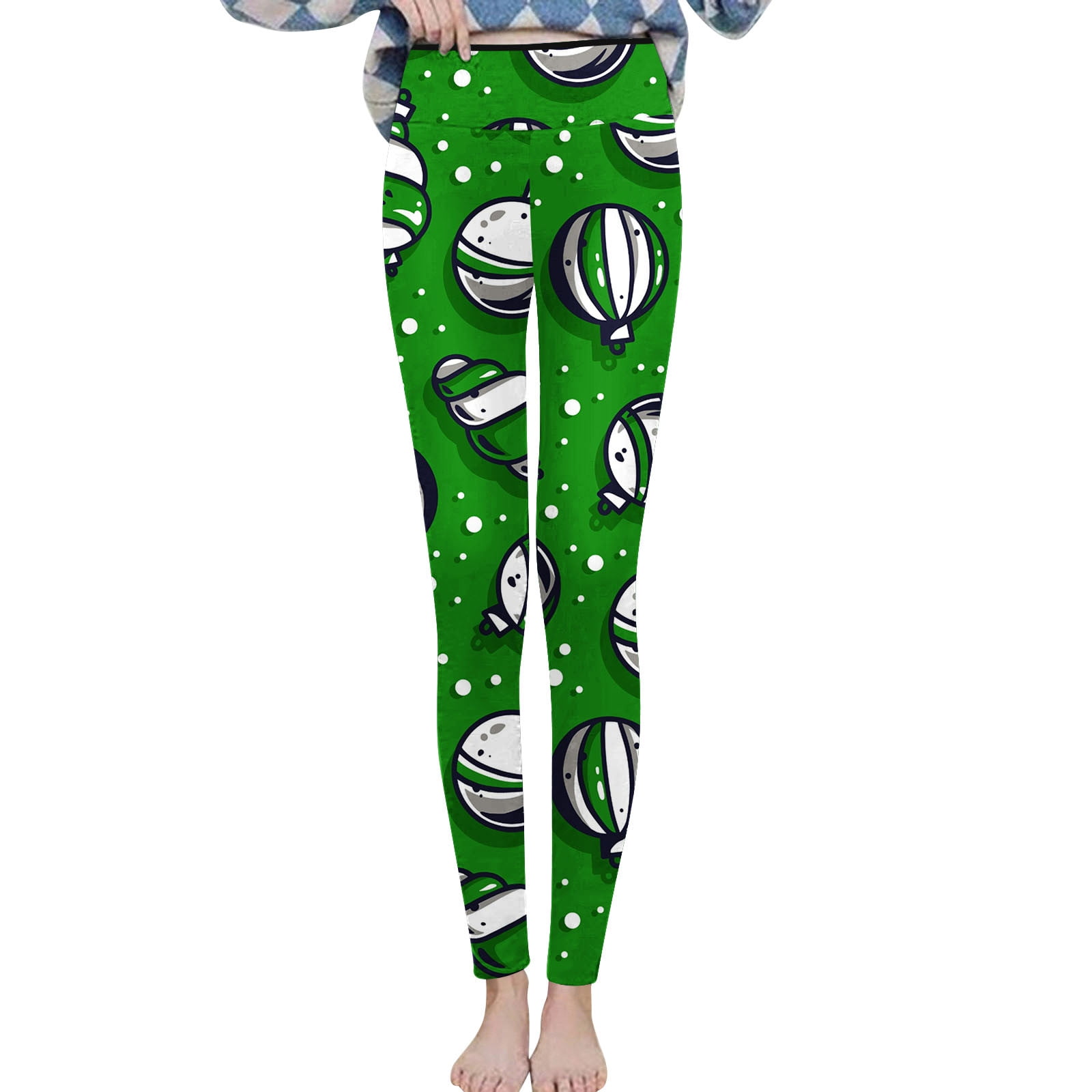 Olyvenn Reduced Fleece Lined High Waist Pants Solid Color Slim Tummy